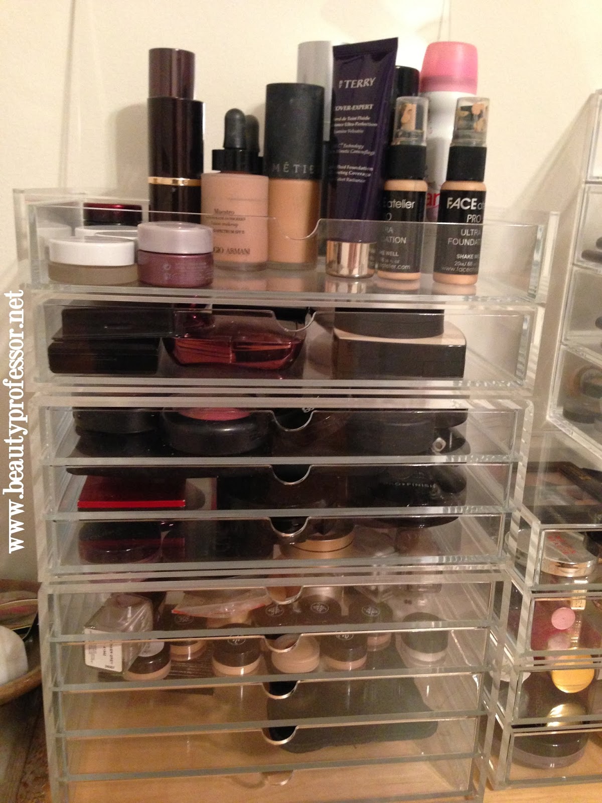 Beauty Professor Muji Acrylic Storage Boxes...Adding Sanity to My