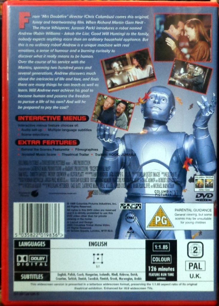 bicentennial man movie trailer (1999)