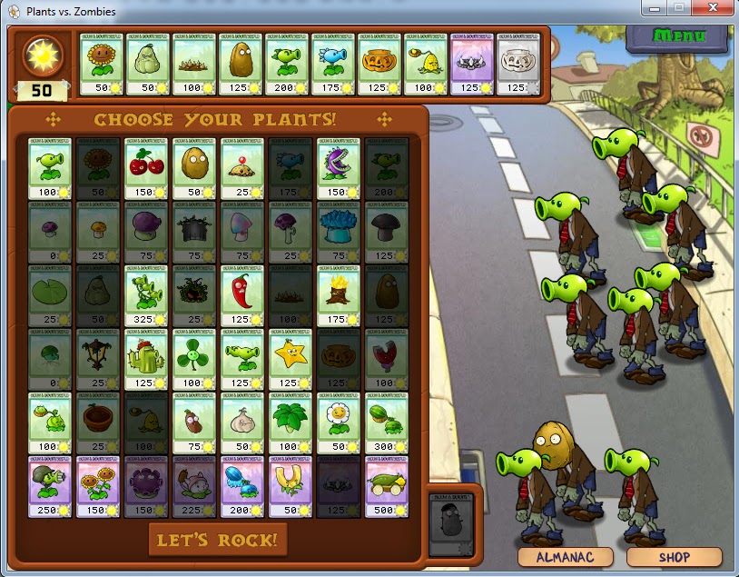 Tips Lengkap Bermain Plants Vs Zombies Blogkulo 2015