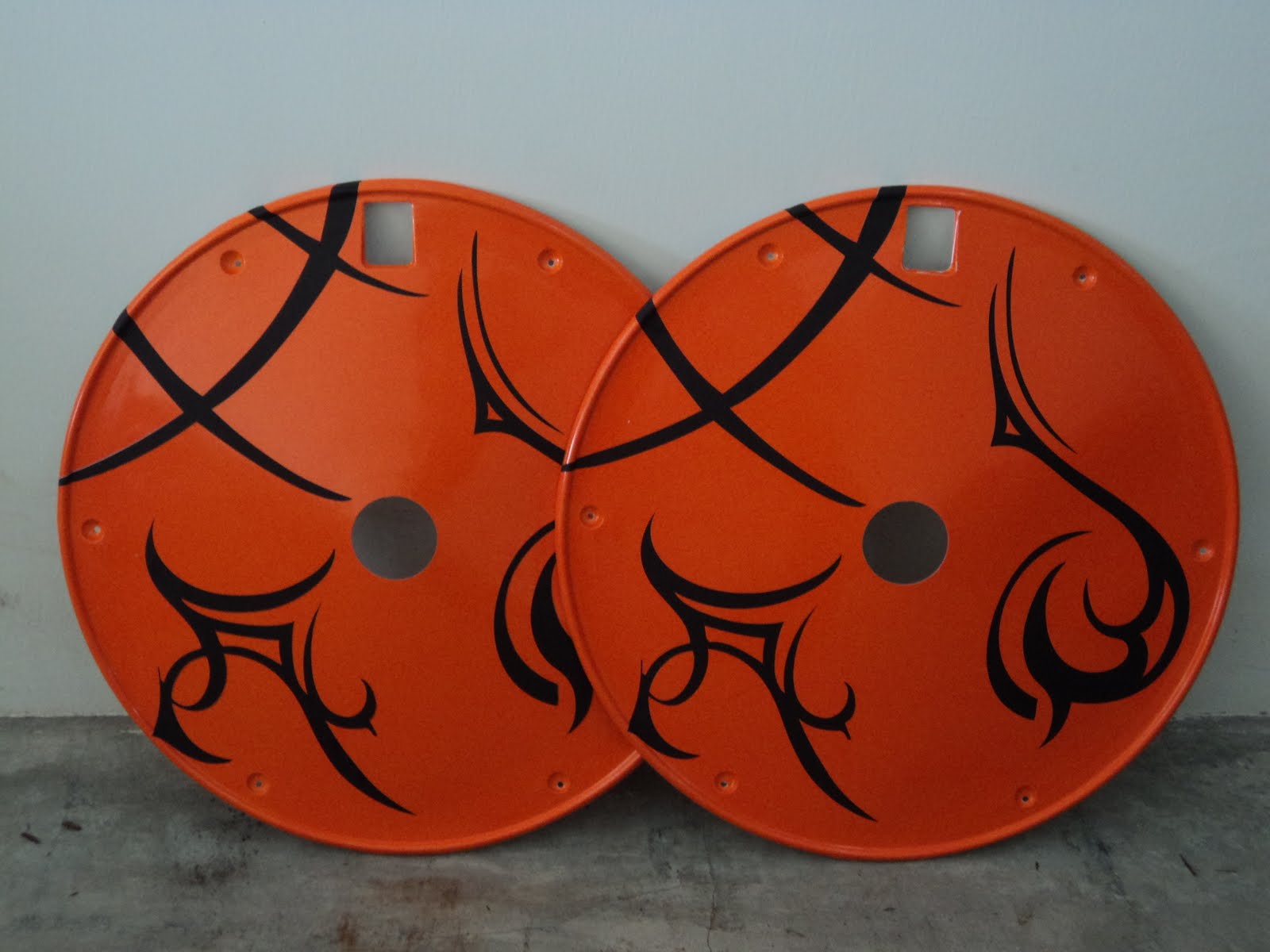 The Right Bike Store Imported New Bicycle / Fixie Rim Cover Orange