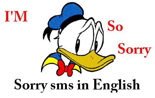 So sorry sms