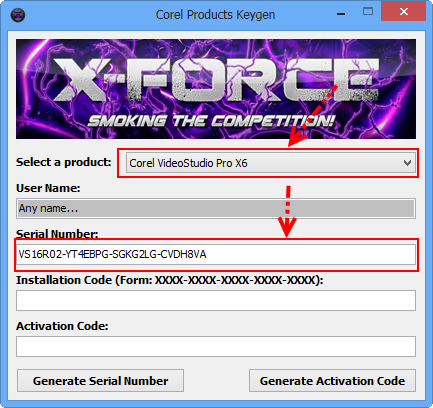 Corel Videostudio Pro X6 Keygen Free Download