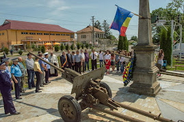 Depunere de coroane la Monumentul Eroilor din Roznov (21 mai 2015)...