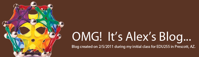 OMG!!  It's Alex's Blog...