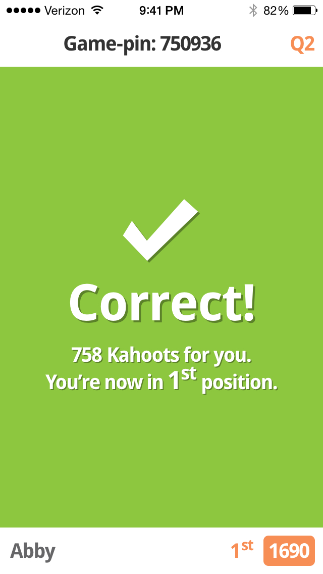 Schoolhouse Talk! Kahoot!