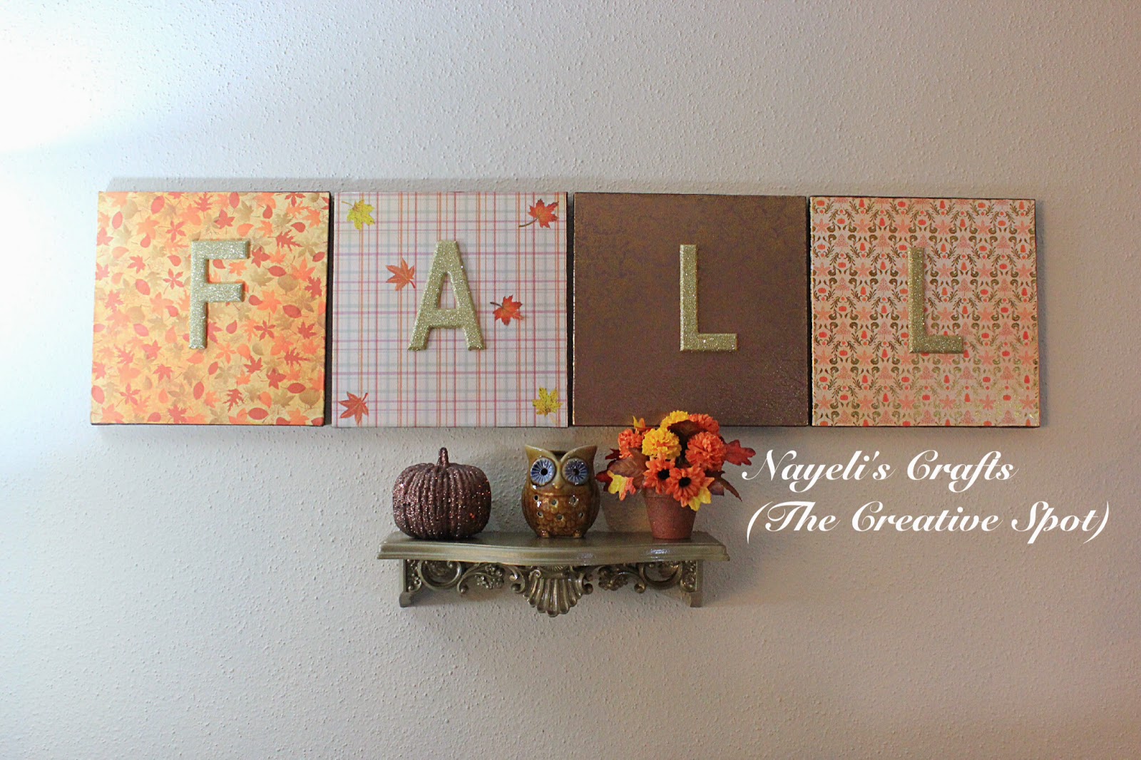 Nayeli's Crafts The Creative Spot Fall Wall Art Canvases