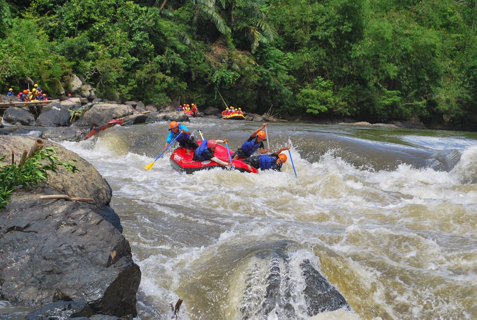 RAFTING IN GEOPARK MERANGIN - JAMBI - Explore Kerinci - Exploration of