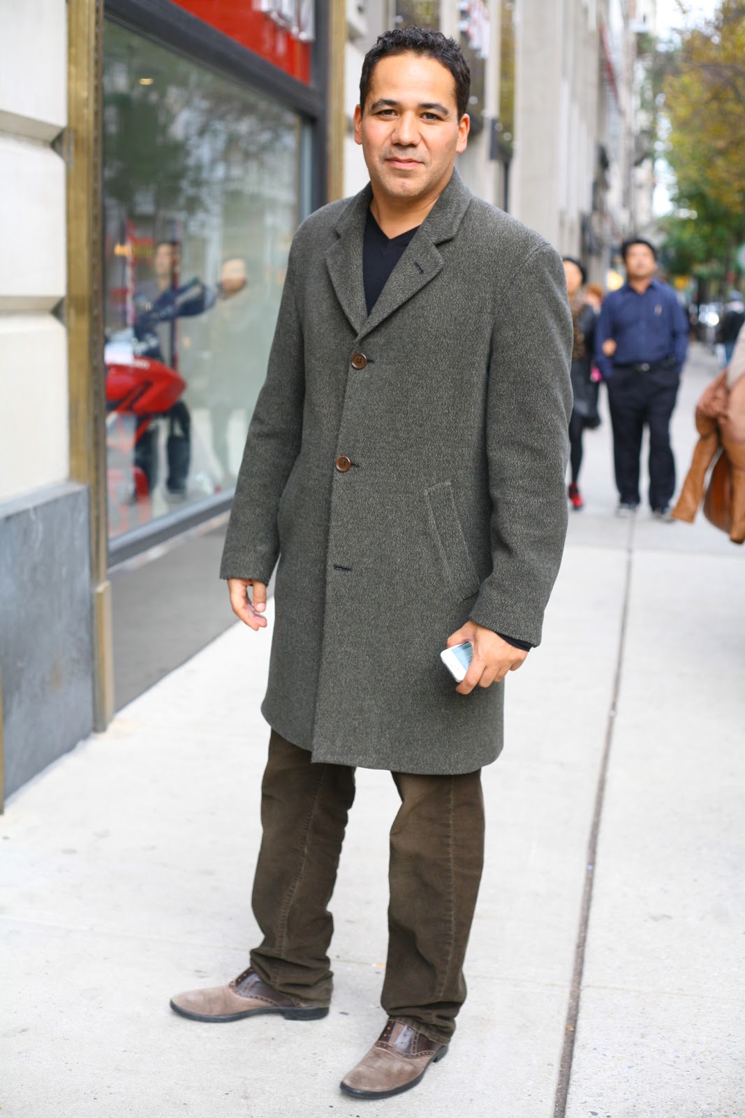 Street Gazing: Street Gazing&mldr; Actor John Ortiz of Carlito&rsquo;s Way.