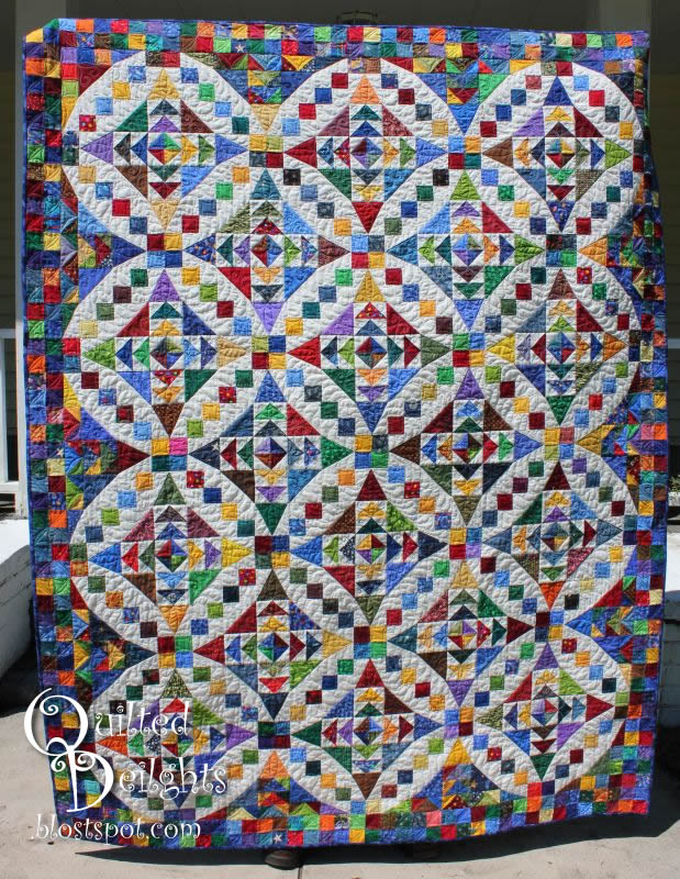 Quilted Delights Faceted Jewels Completed!!