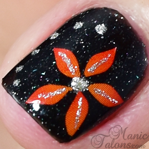 Pretty Flowers with Empower Nail Art Sunset Film
