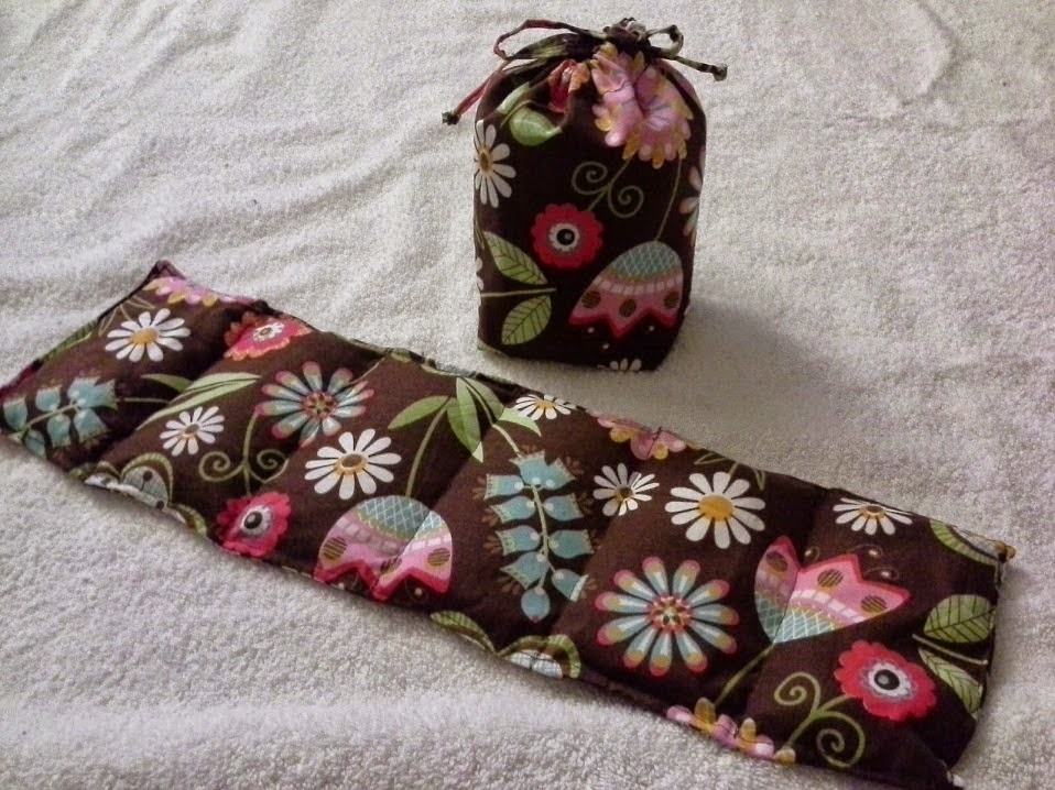 KEMISHDO Sectioned Microwave Rice Filled Neck Warmer/Heating Pad