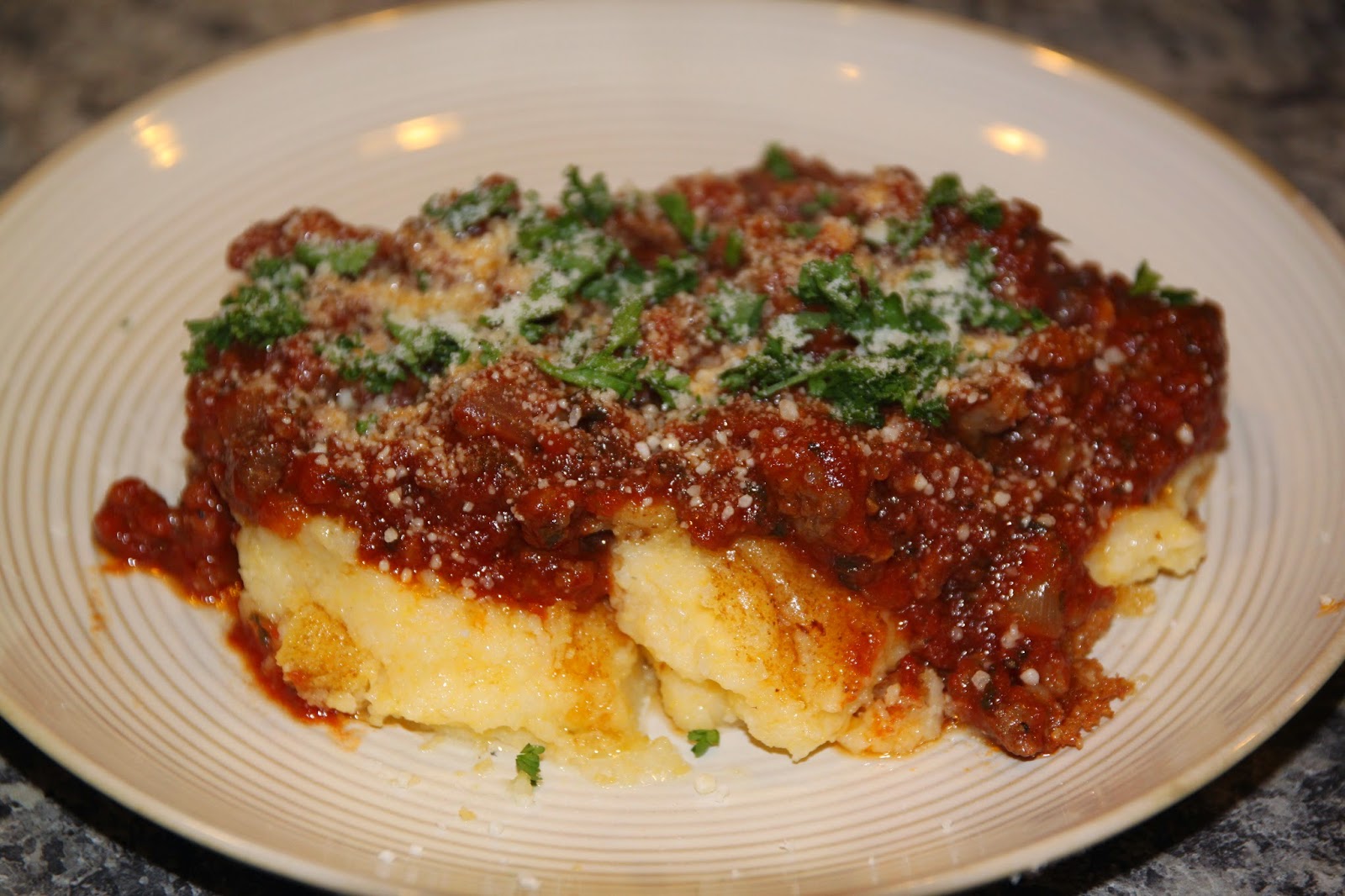 Rediscovering Lost Arts From Our Mothers Polenta Cakes with Meat Sauce