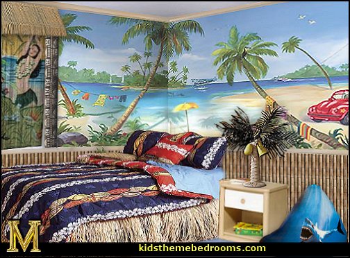 Woodworking Beginner Tropical Beach Style Bedroom