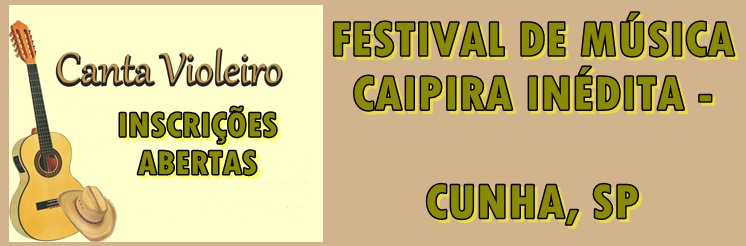 CANTA VIOLEIRO - O FESTIVAL DE CUNHA