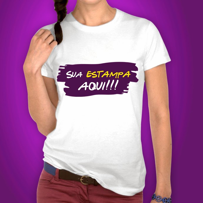 personalise sua camiseta