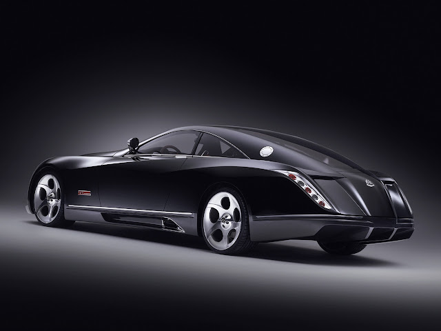 Maybach Exelero v12 Biturbo black expensive luxurious car. Maybach Exelero v12 Biturbo