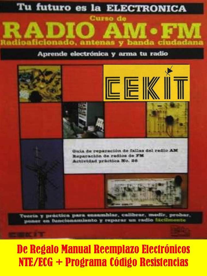 Cekit Curso Completo Electrónica Radio Am-fm + Regalos