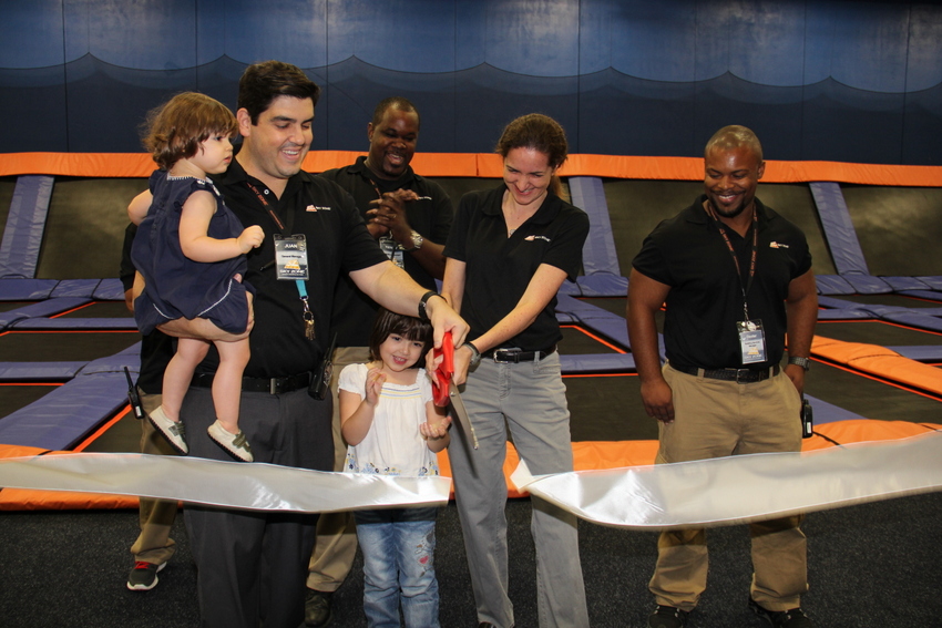 The grand opening of Sky Zone Miami South Florida’s first indoor