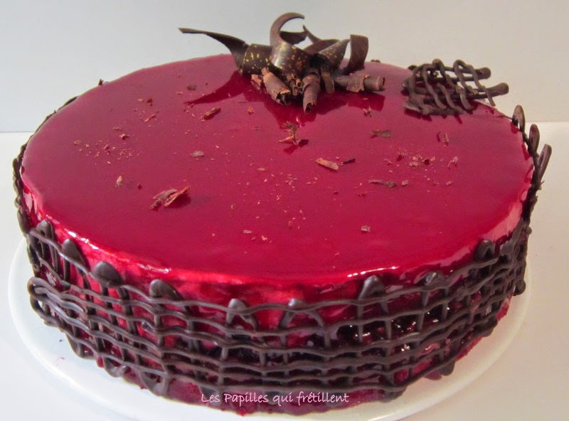RÃ©sultat de recherche d'images pour "gateau anniversaire chocolat framboise"