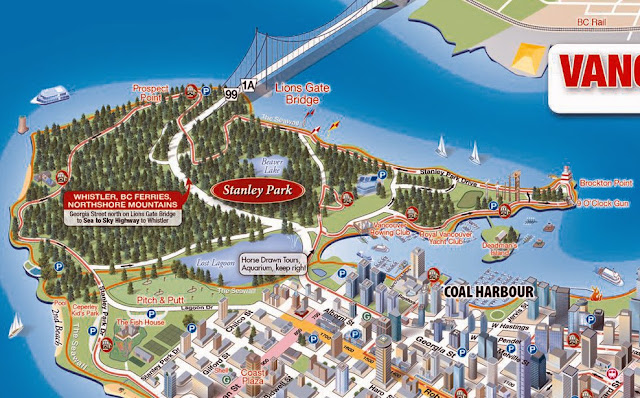「stanley park 溫哥華 地圖」的圖片搜尋結果