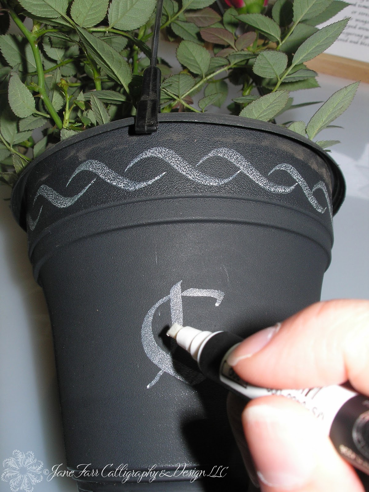 A Place To Flourish Calligraphy Flourish Friday Chalk Pen