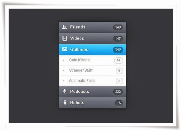 Vertical Navigation Menu: The CSS3 Vertical Navigation Menu: The CSS3