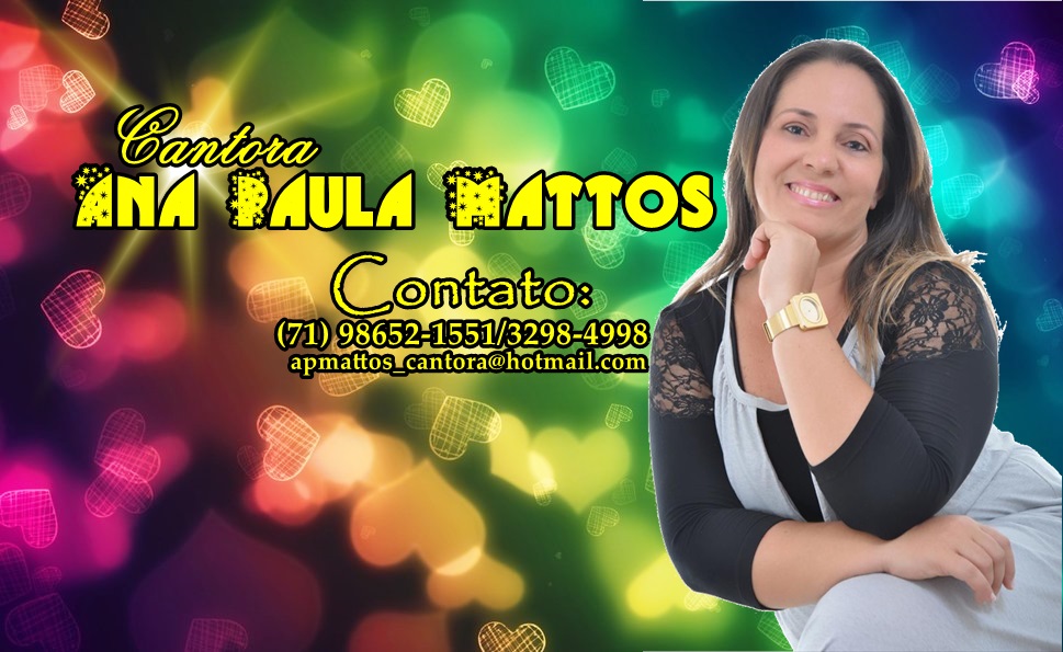 Cantora Ana Paula Mattos
