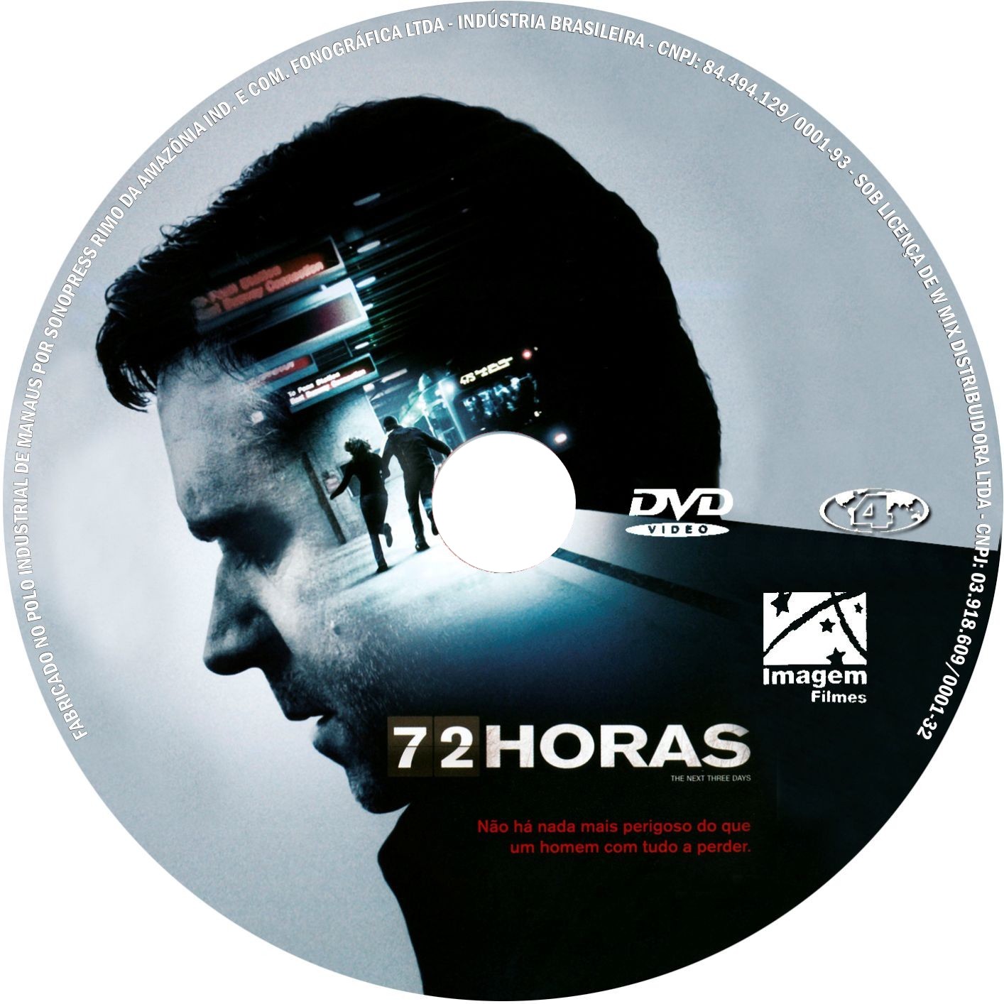 Capa Label e Filme - 72 Horas