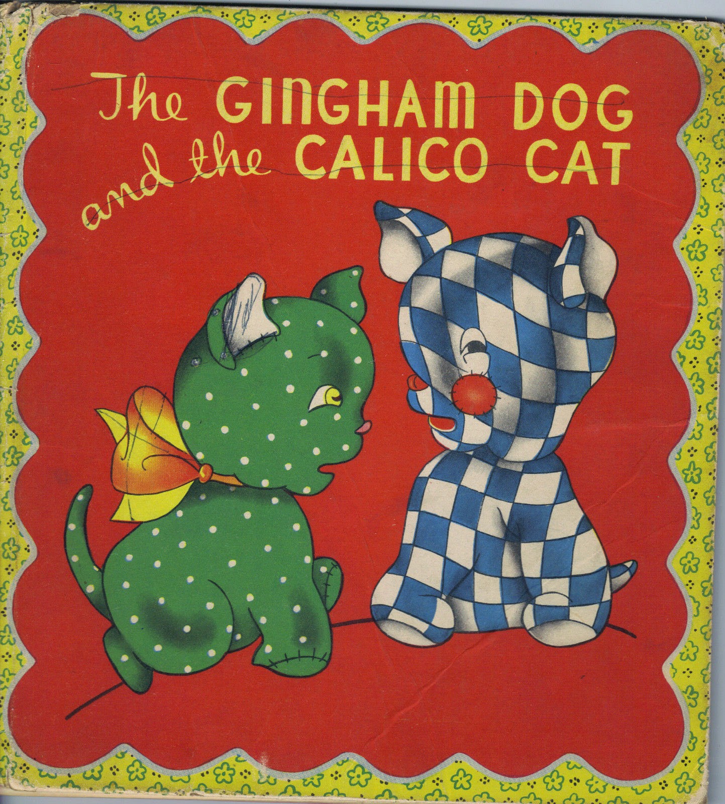 Gingham Dog And Calico Cat Stuffed Animals