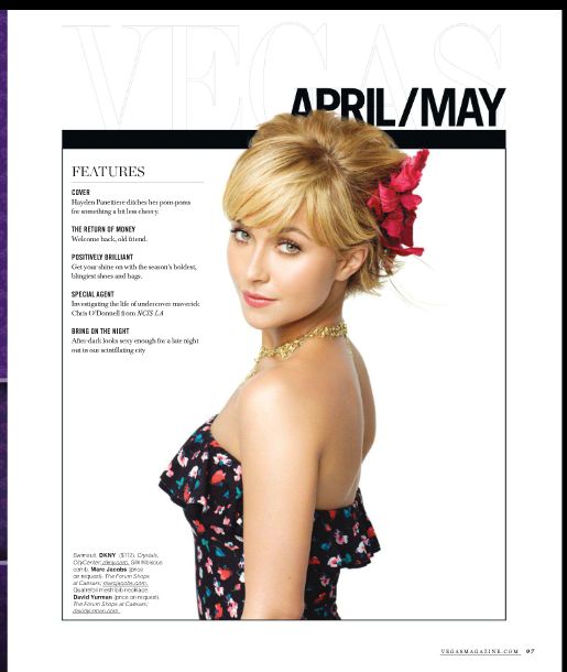 Hayden Panettiere Vegas Magazine
Photoshoot Hayden Panettiere