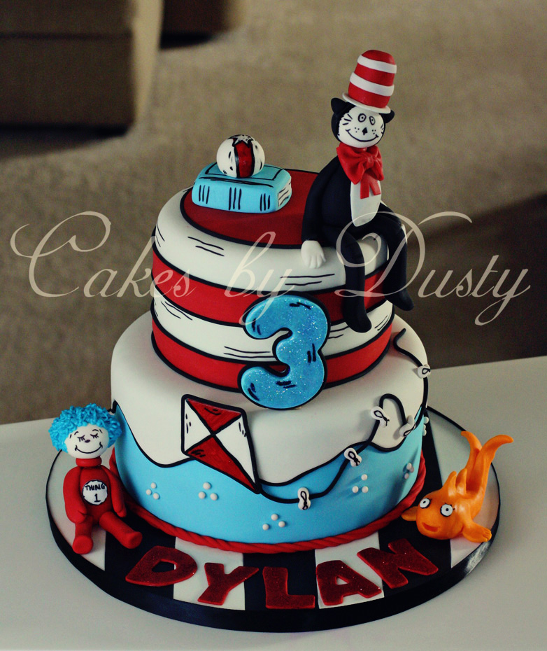 Cakes by Dusty: Dylan's Cat in the Hat Cake