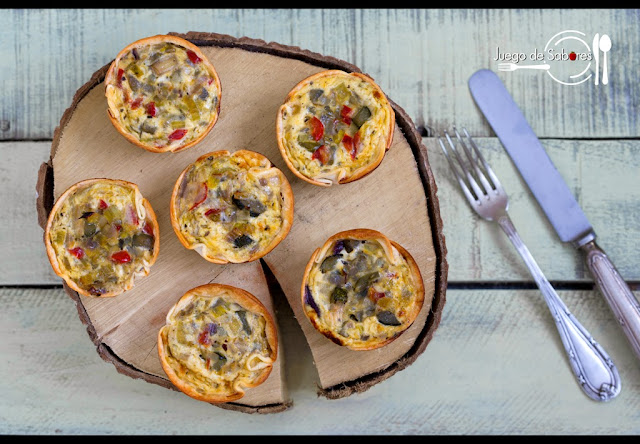 TARTALETAS DE VERDURAS