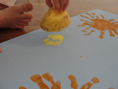 potato stamping