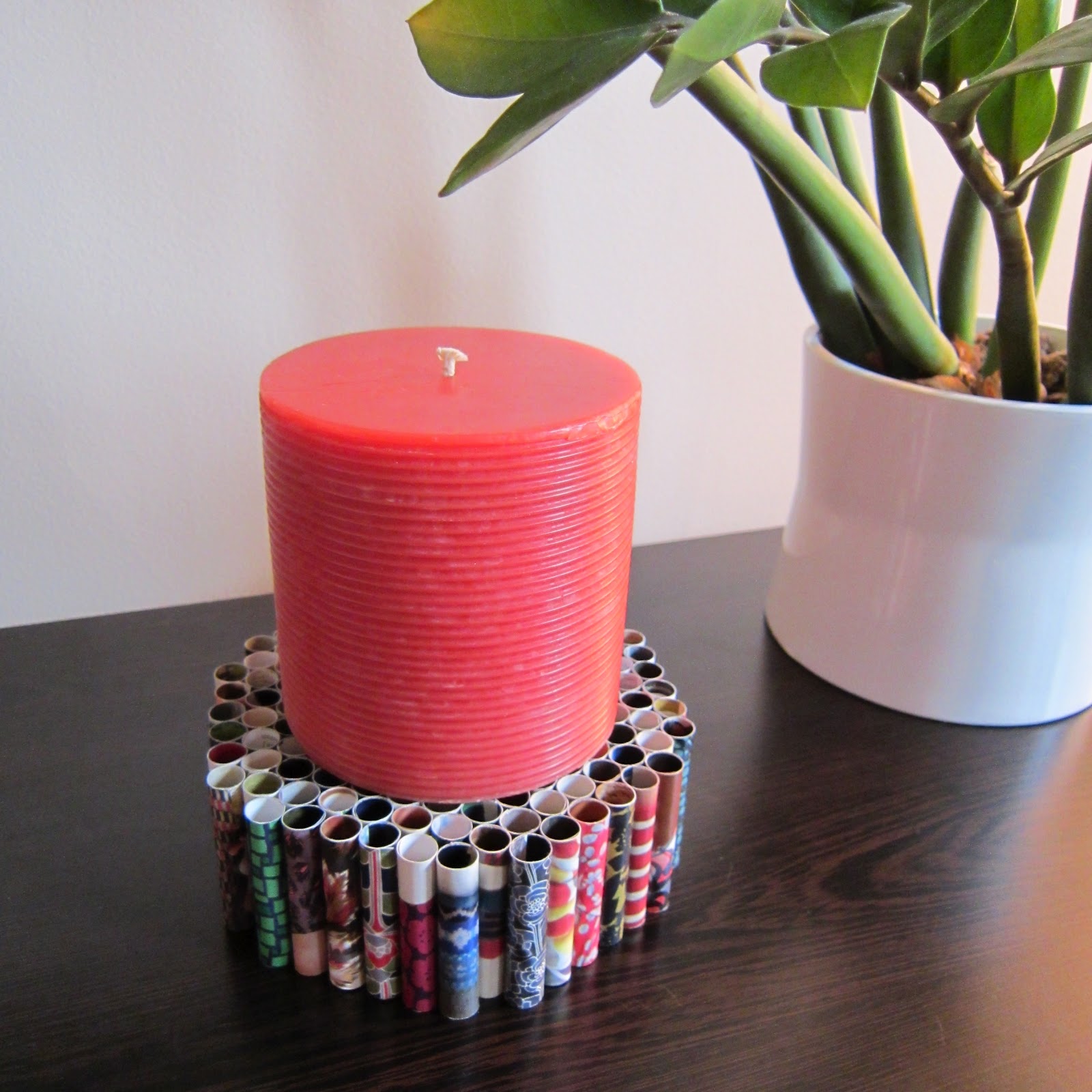 Clever Wren Rolled Paper Candle Holder