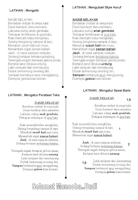 Kelas 3 (Ms word ) KD: Mengetik, mengubah style huruf, mengatur perataan teks , mengatur spasi bari