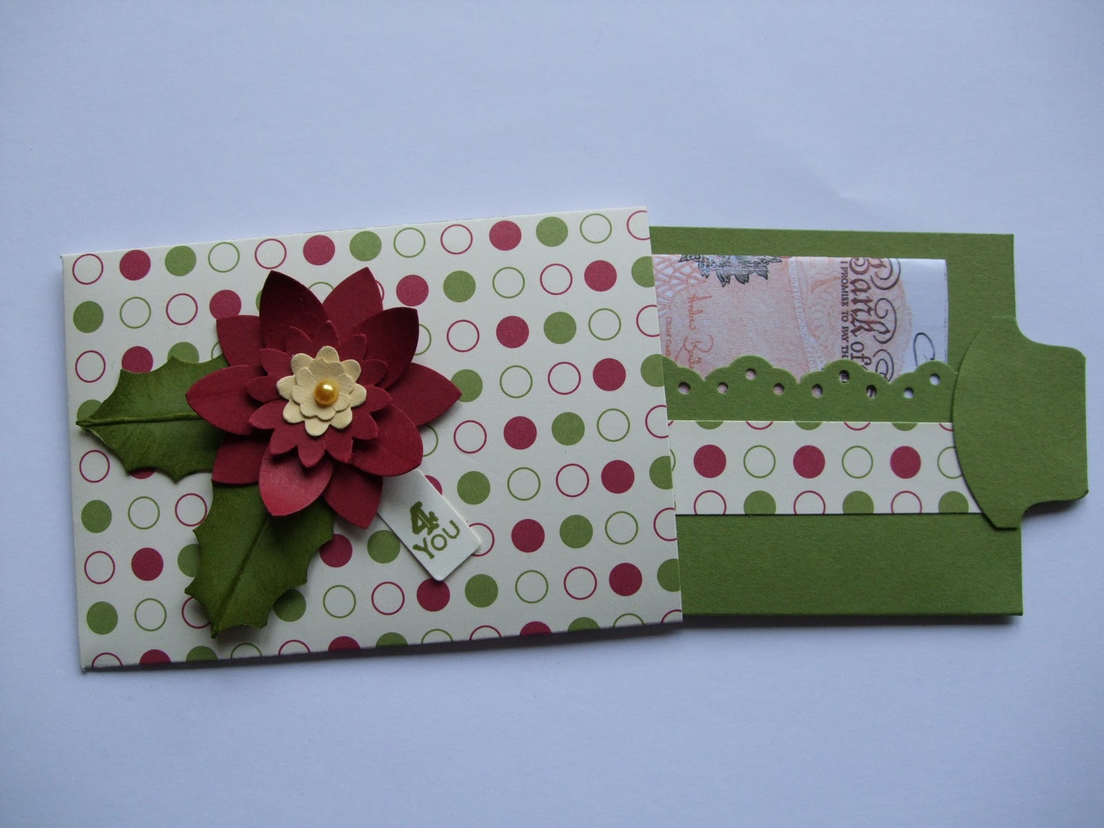 MaKing Papercrafts Gift Card/Money Holder