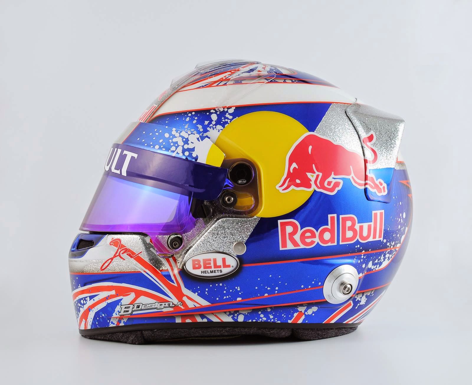 Racing Helmets Garage: Bell HP7 J.E.Vergne Silverstone ...