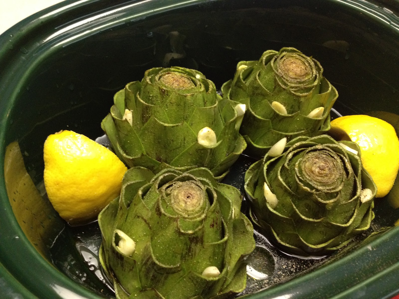 Hanging On By A Thread Crock Pot Artichokes
