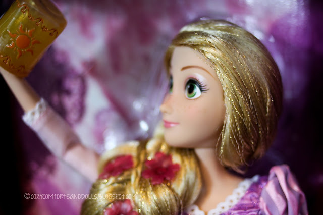 Cozy Comforts and Dolls: Disney's Rapunzel Deluxe Feature Doll- 16 inches