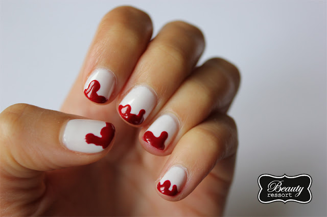 "Bloody Halloween Nails"