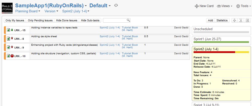 Greenhopper Plugin