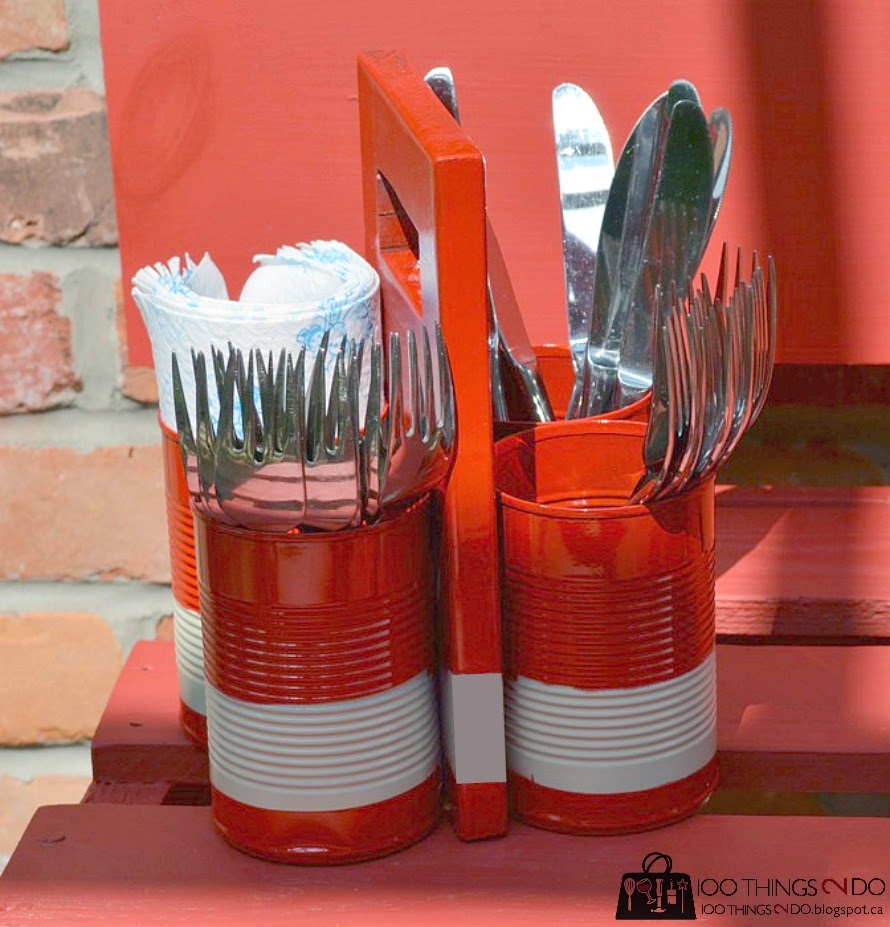 100 Things 2 Do DIY Cutlery Holder