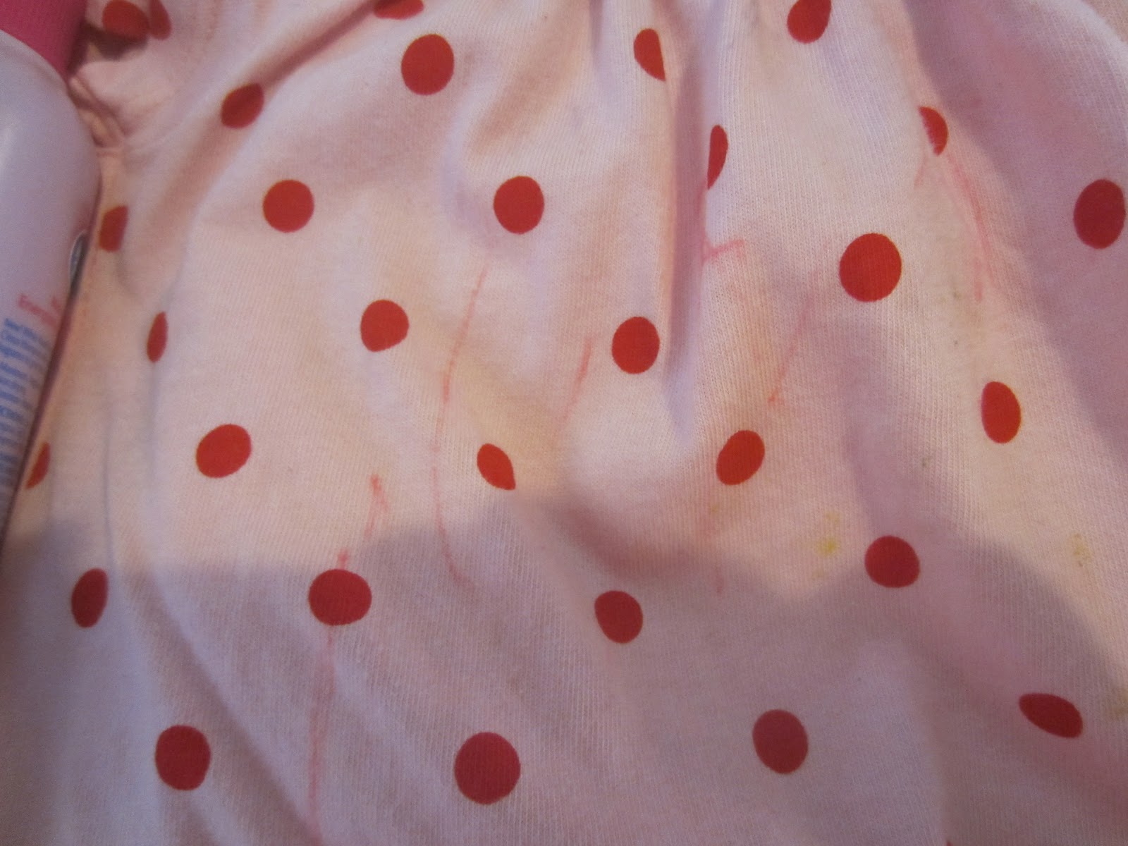 Learning to be thrifty Hairspray really does take ink out of clothes!