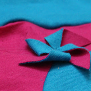 teal, fushsia and pinwheels