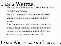 I am a writer