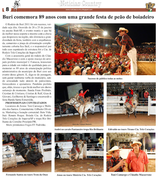 Festa do Peão deboiadeiro de Buri/SP