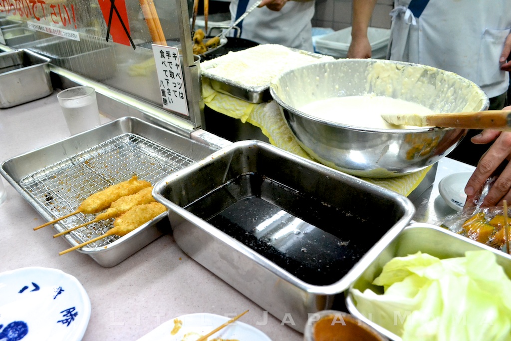 little japan mama : Kushikatsu and Doteyaki - Osaka Local Cuisine