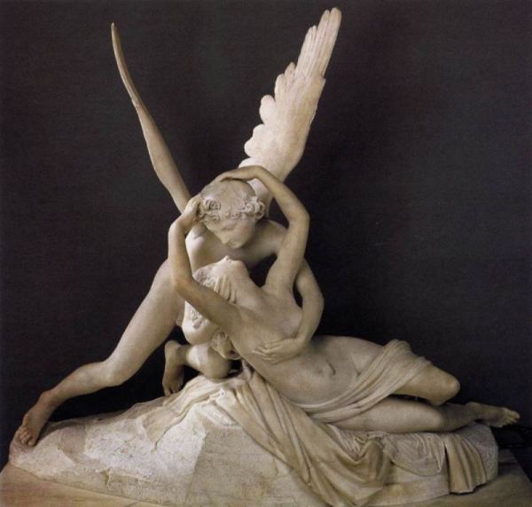 Escultura-Eros i psique de Antonio Canova