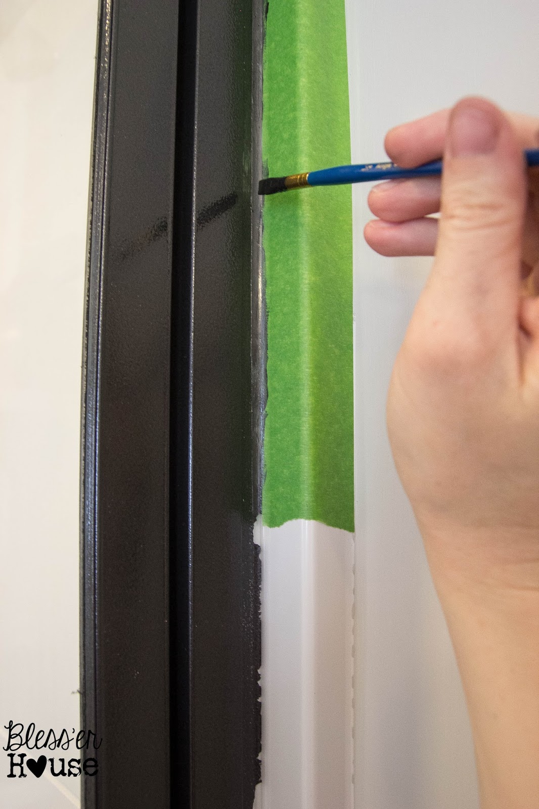 How Not To Paint A Shower Door And Fix Spray Mistakes How Not To Paint A Shower Door And Fix Spray Mistakes