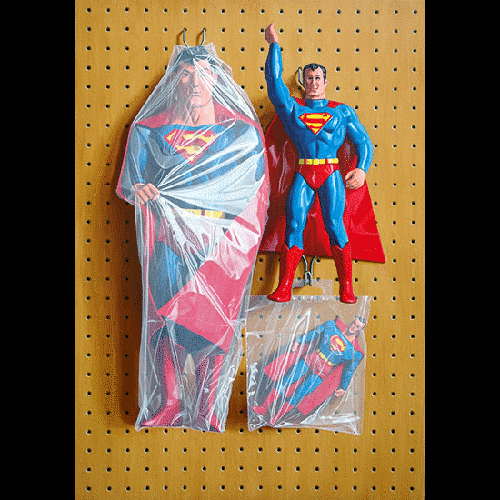 03-Superman-Simon-Monk-Bagged-Superheroes-in-Painting-www-designstack-co